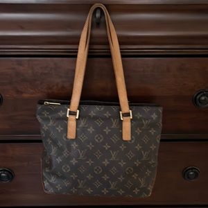 Louis Vuitton Cabas Monogram Beige Piano Bag